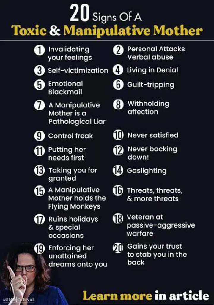 20 Signs You Have A Toxic Mother