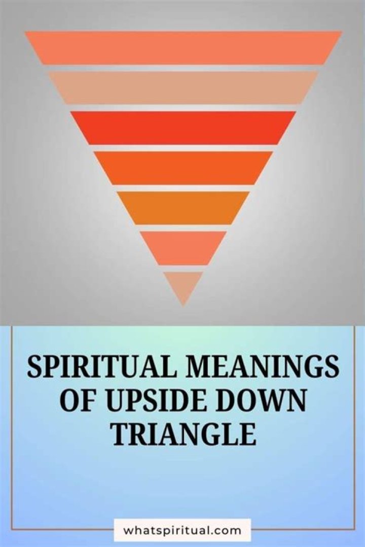 9 Upside Down Triangle Symbol Spiritual Meanings