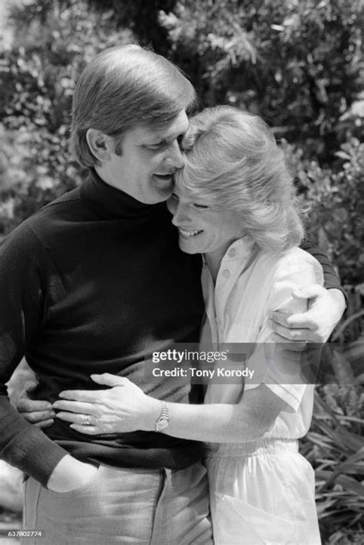 Actress Mariette Hartley and husband Patrick Boyriven depart for New
