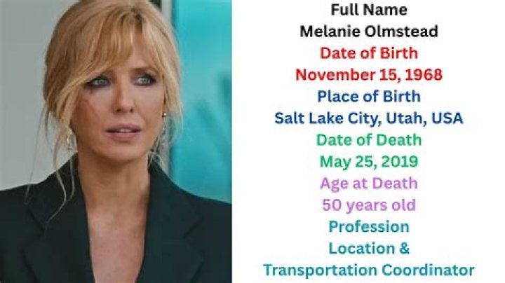 actress obituary melanie olmstead yellowstone character