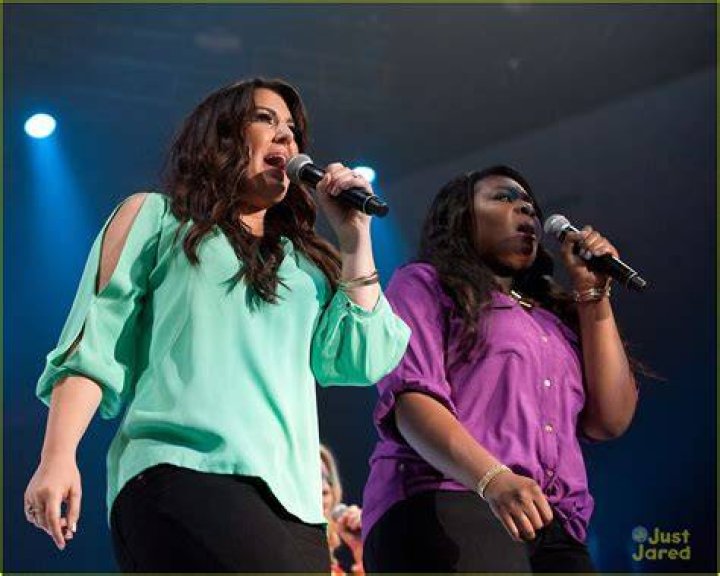 Angie Miller & Candice Glover Crystal & Lucy Awards 2013 Photo