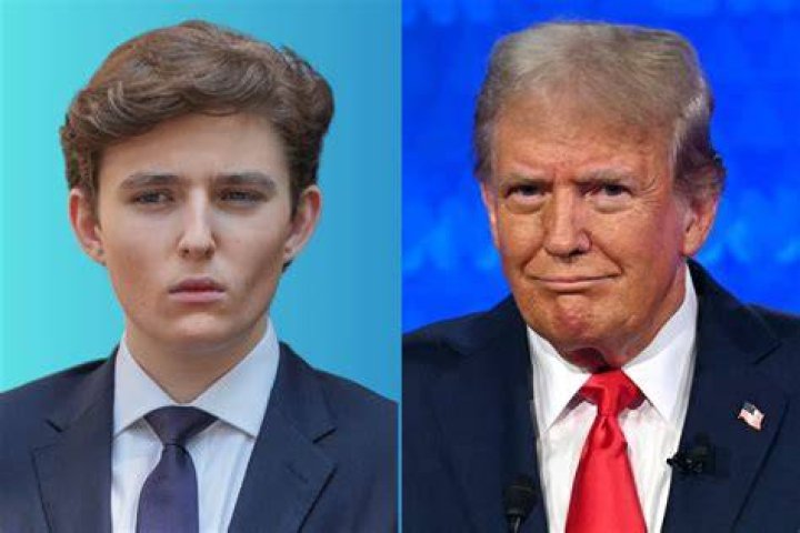 Barron Trump, 15, looks all grown up as he leaves Trump Tower with mom