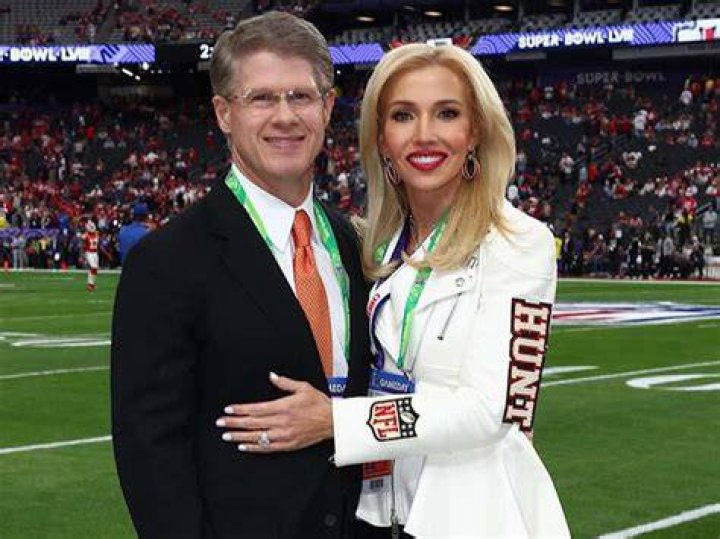 Clark Hunt’s Wife Tavia Hunt Goes RedHot in Pumps at NFL Honors 2023