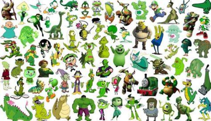 Click the Green Cartoon Characters Quiz By ddd62291 Cartoon