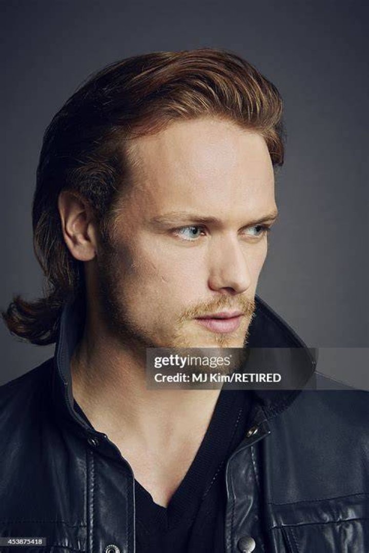 Comic Con Portraits of Sam Heughan Outlander 2014 TV Series Photo