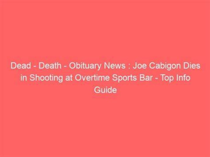 Dead Death Obituary News Joel Smollett Age, Wife, Parents, Net