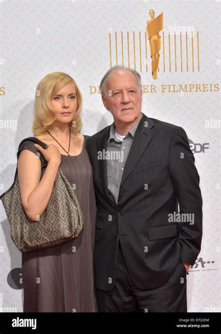 Director Werner Herzog and wife Lena Herzog arrive at the premiere of