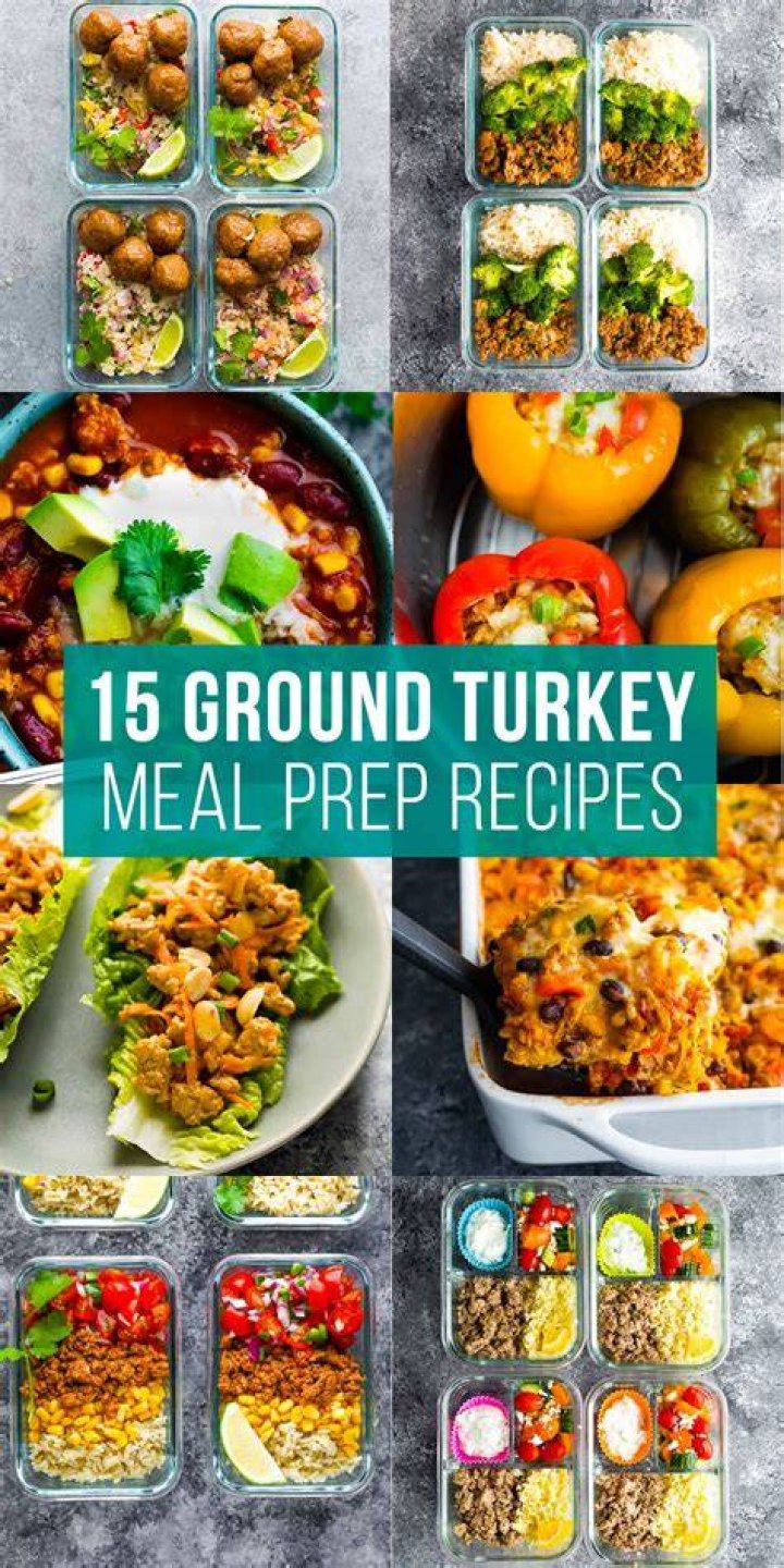 Easy Ground Turkey Meal Prep Bowls 4 Ways Smile Sandwich