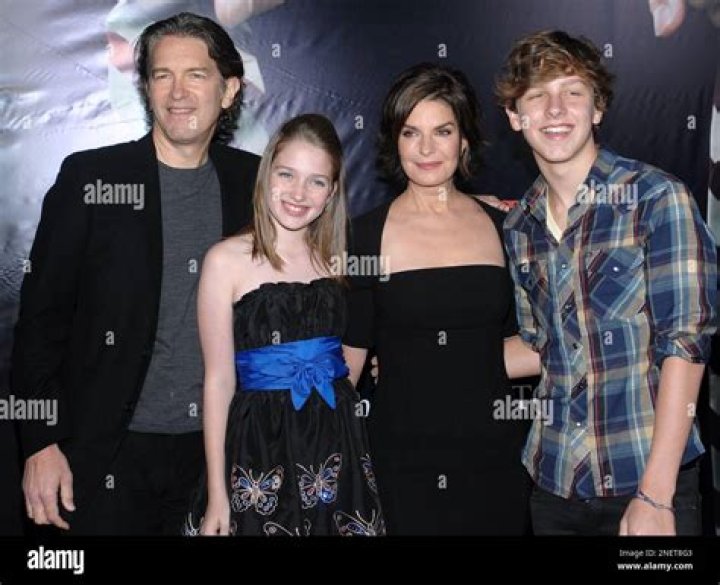 From left, Howard Sherman, Annabella Sherman, Sela Ward and Austin