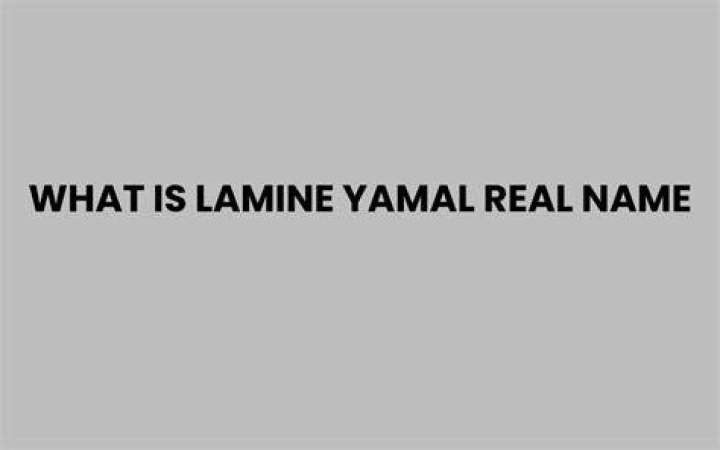 Lamine Full Name: Unraveling The Identity Behind The Name