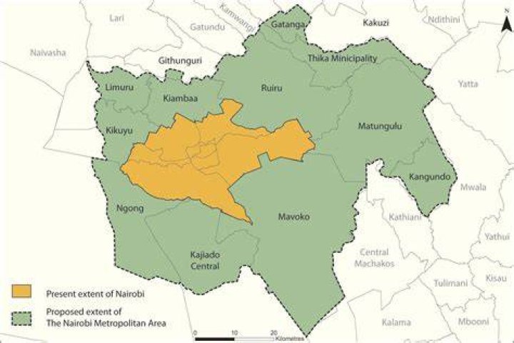 List of districts in Nairobi Tuko.co.ke