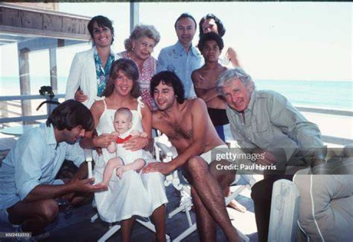Lloyd Bridges and his family, from left Beau Bridges, son Casey