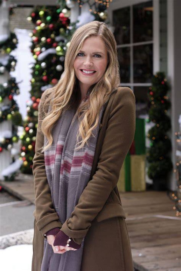 Maggie Lawson as Katie on Christmas in Evergreen Tidings of Joy