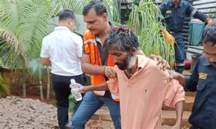 Man rescued after falling into volcano crater during trip with his