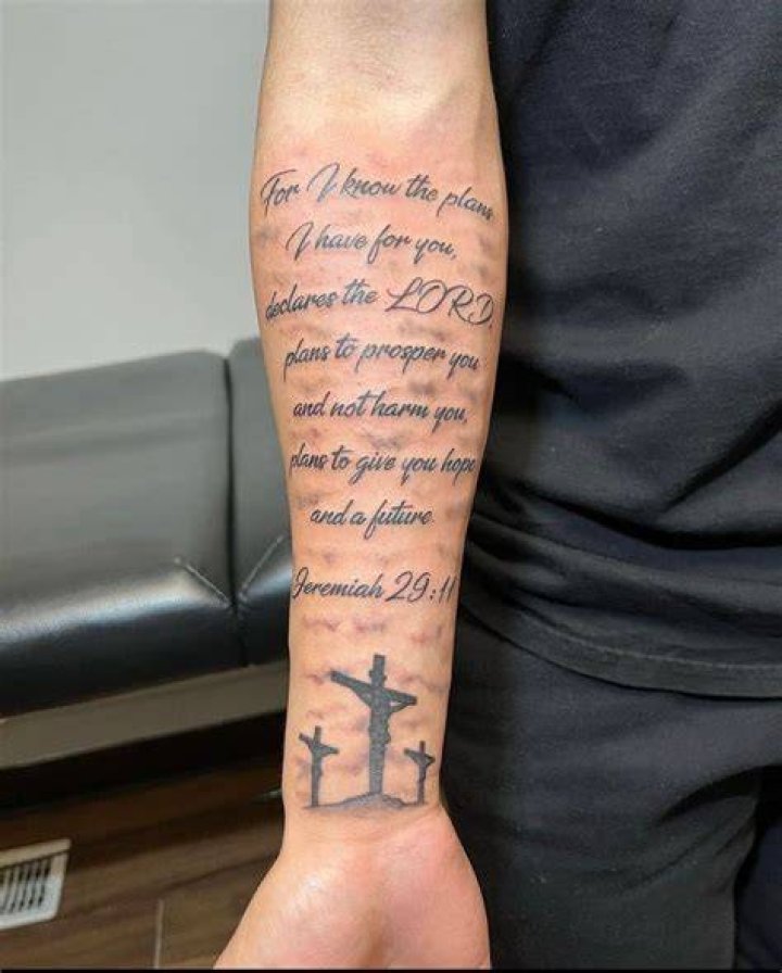 Mens Bible Verse Tattoos On Ribs Proverbs 3 5 6 Trust In The Lord With