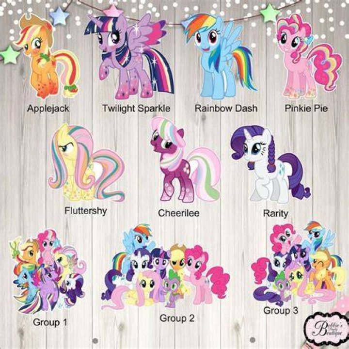 Nama Nama My Little Pony AndersonsrLee
