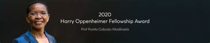 Pumla GobodoMadikizela wins the Harry Oppenheimer Fellowship Award