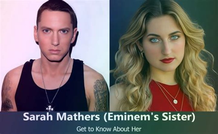 Sarah Mathers Eminem&rsquo;s sister Bio, Family, and Relationship with