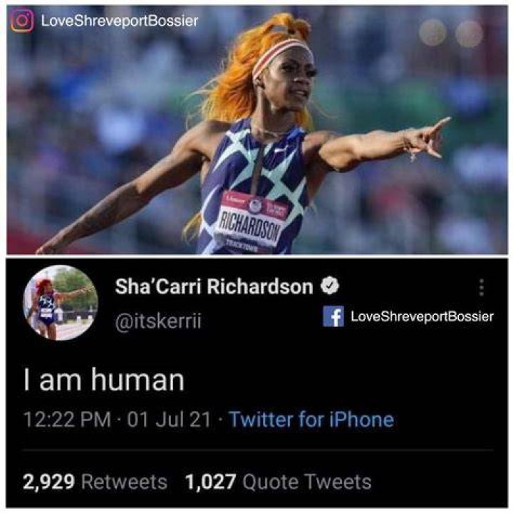 Sha’Carri Richardson Could Miss the Olympics After Testing Positive for