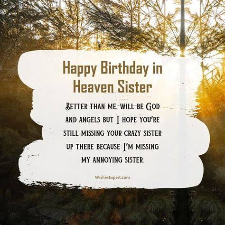 Sister in Heaven Birthday Wishes Celebrating the Life of a Beloved