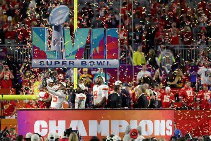 Super Bowl 2023 Kansas City Chiefs Win the Vince Lombardi Trophy