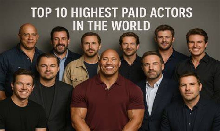 The 10 highest paid actors and actresses of 2019