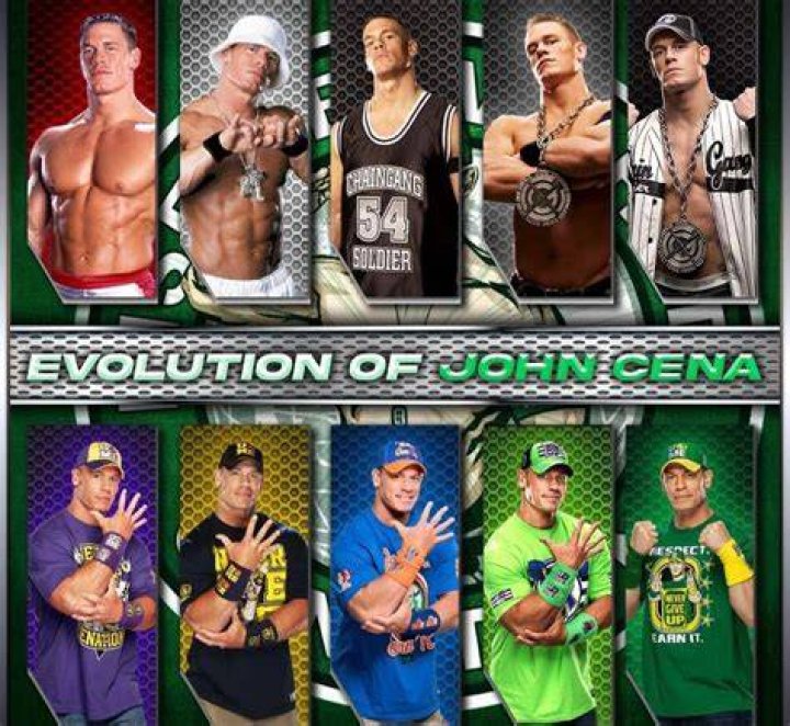 The Evolution of John Cena photos WWE