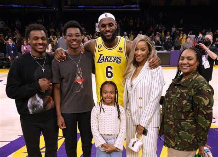 The Whole James Family Was on Hand to Celebrate LeBron's Record