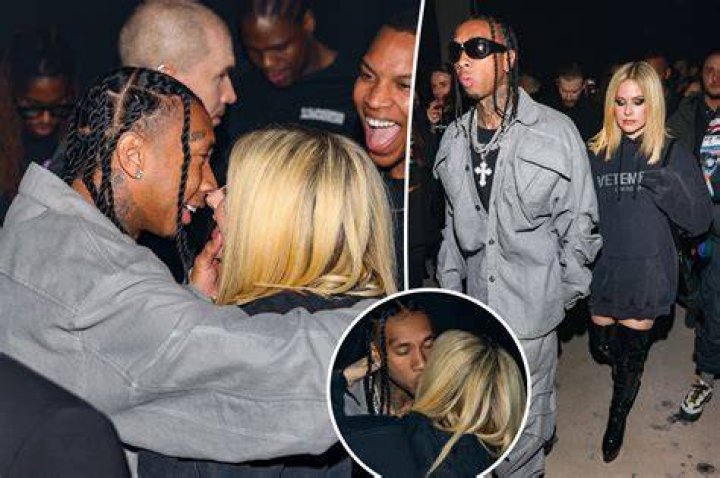 Tyga and Avril Lavigne Kiss, Dating at Paris Fashion Week Event XXL