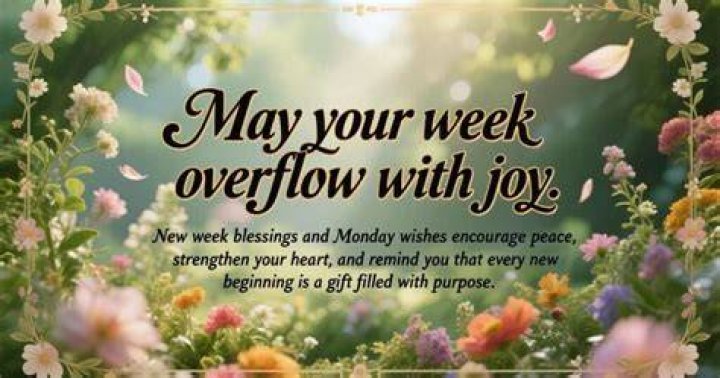 Weekly Blessings For Hope And Joy