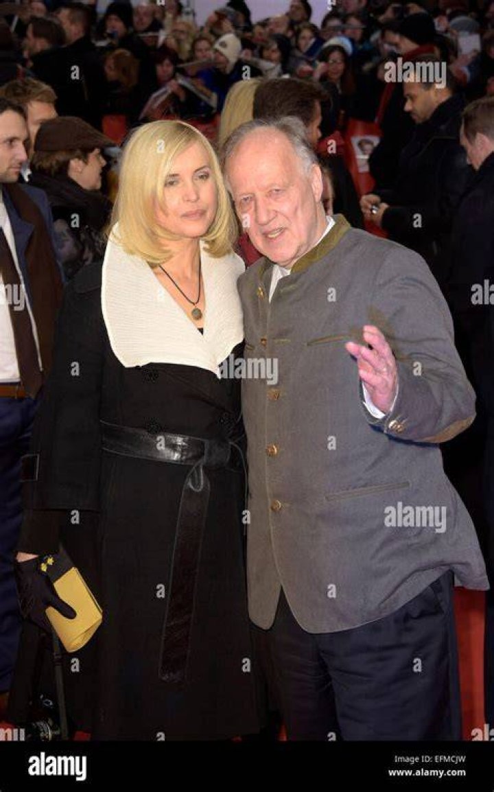 Werner herzog wife lena attending hires stock photography and images