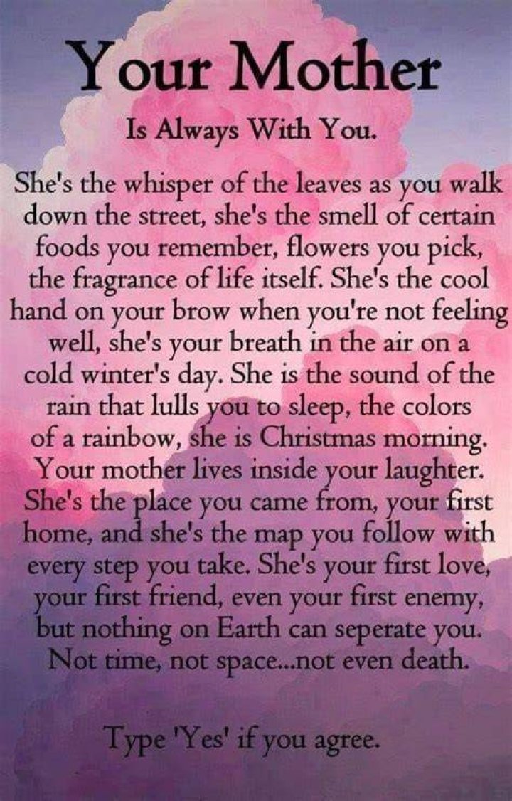 Your Mother Is Always With You Pictures, Photos, and Images for