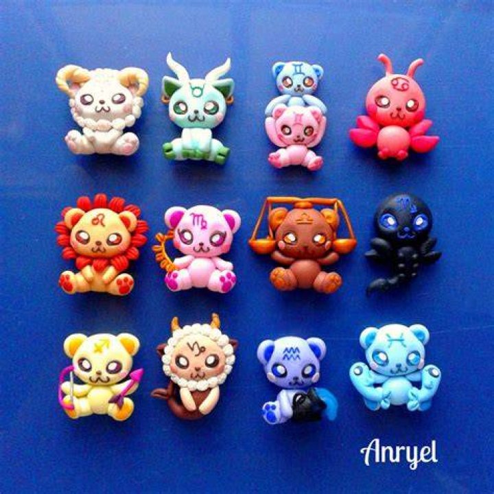 Zodiac Signs Choose your Teddy Bear Sign aries taurus gemini Etsy